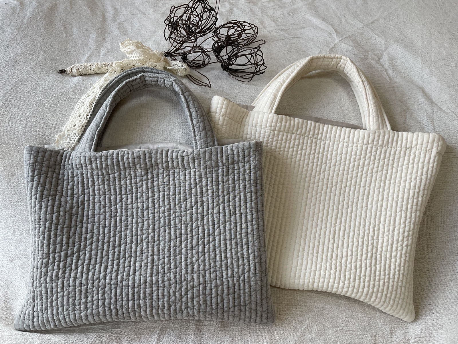 ハンドメイド　ヌビキルト　Ｌサイズ トートバッグ ハンドメイド ヌビキルト Lサイズ トートバッグ トートバッグ