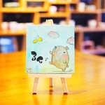 『るん♪』ちいさなキャンバス。原画。