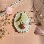 チューリップの刺繍ピアス(再販)