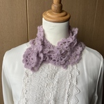 モヘアウールのミニマフラー