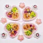 乙女のミモザサラダ＆ミートボールスパゲティ