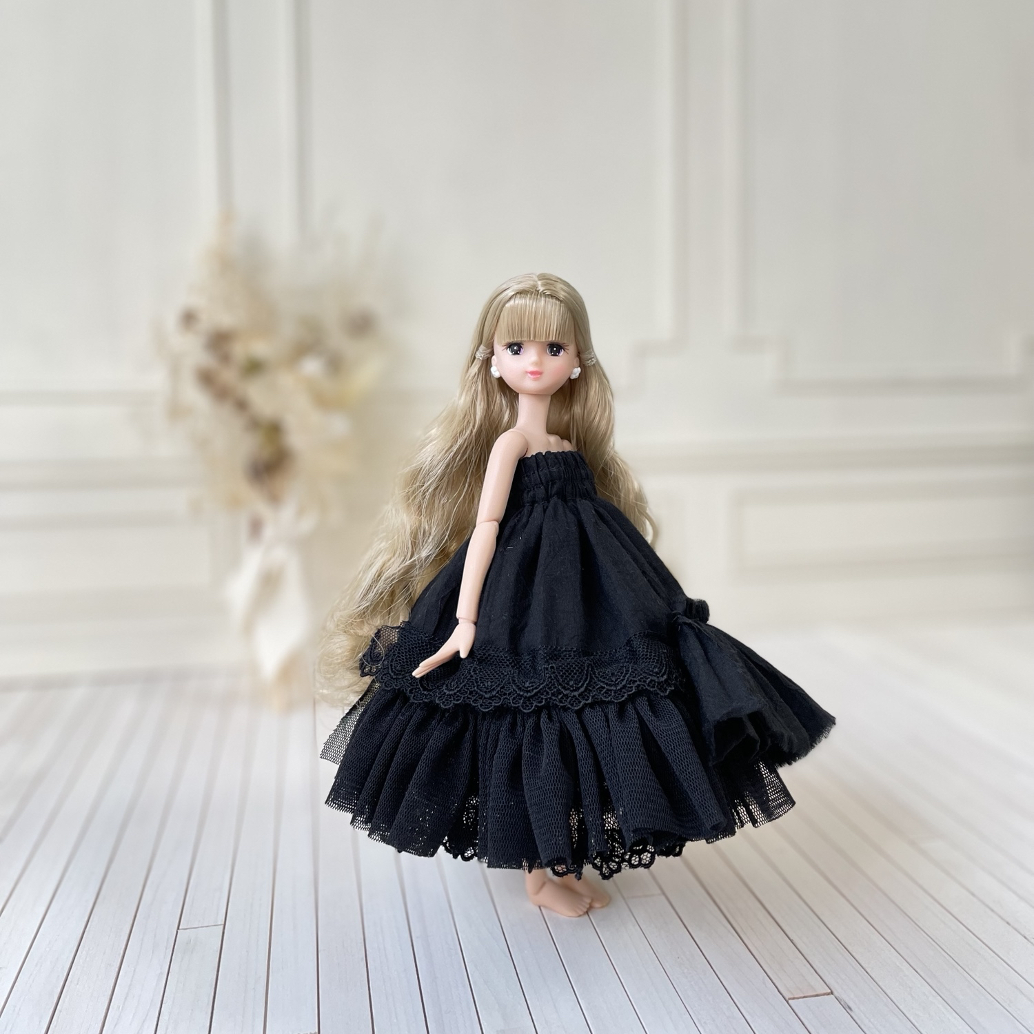 リカちゃんハンドメイドドレスNo.160