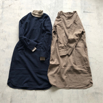 pullover long shirt/丸襟プルオーバーシャツ＊リネンコットン 