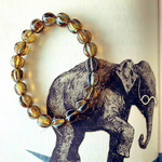 【1連20コセット】JIRI＊IVANA #czech beads#チェコビーズmelon round8㍉　amber picasso\blue23