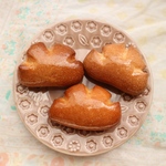 大きめ本物パンのミニチュア＊クリームパン