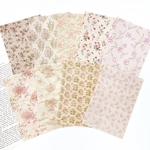 アンティーク デザインペーパー 100枚set《flower》 [P292]