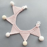 🐈‍⬛ cat necklace 044 受注後製作【猫 首飾り 首輪  セーフティバックル  かぎ針編み】