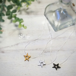 【金属アレルギー対応】not metal ネックレス Star mat