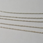 【 ビーズクラブ 】 アクセサリーパーツ チェーン ボールチェーン φ1.5mm古代銀 2ｍ