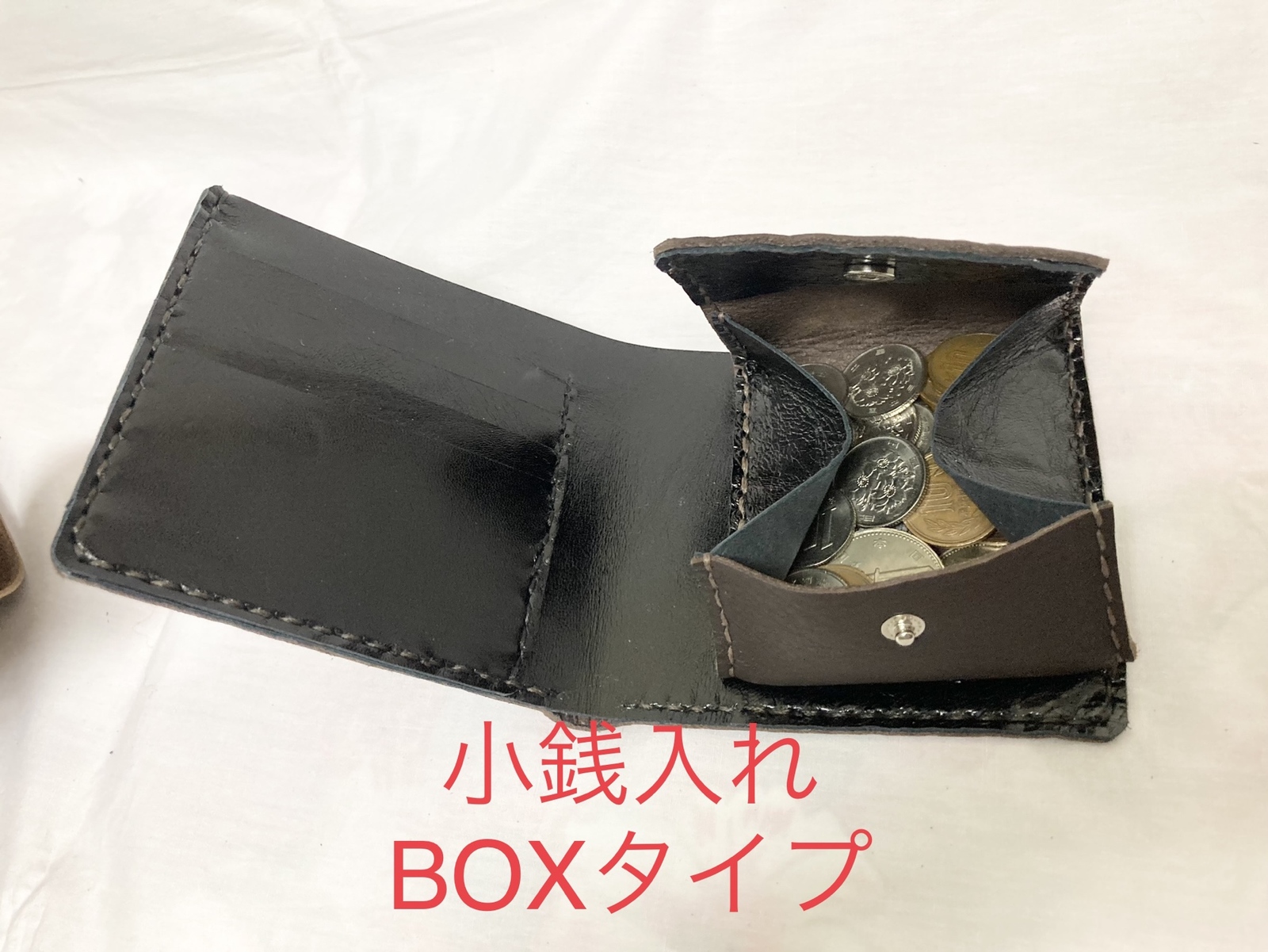 ☆二つ折り財布 ☆本革 ☆オーダーメイド ☆刻印 ☆焼印可 ☆色の変更 