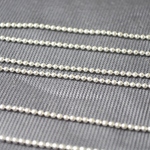 【 ビーズクラブ 】 アクセサリーパーツ チェーン ボールチェーン φ1.5mm 銀 2ｍ
