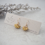 "Yellowsapphire..petit" 14kgf サージカルステンレス イエローサファイア 小さなピアス☽