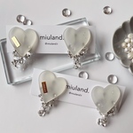 m.glass heart【ピアス or イヤリング】