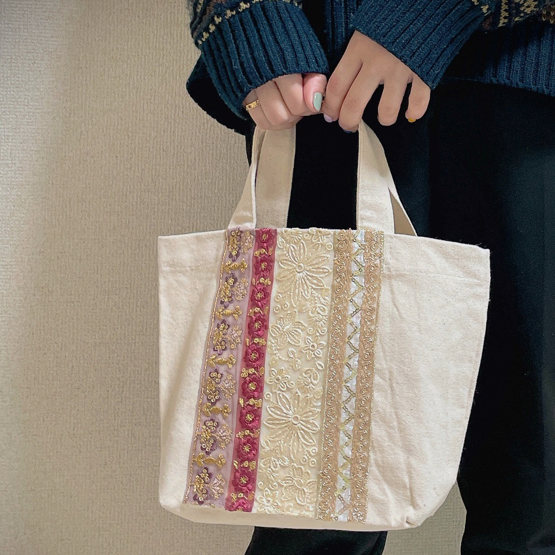 インド刺繍♡トートバッグ♡ - ♡R_H♡ | minne 国内最大級の