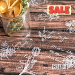SALE!送料無料【S149-4 コラージュ素材】海外PETシール 花植物　ジャンクジャーナル　おすそ分け　手帳　ステッカー