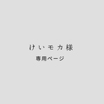 けいモカ様 専用ページ