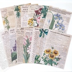 ヴィンテージ デザインペーパー 45枚set《Flower and Plant Diary》 [P288]