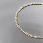 淡水真珠3.5-4.0mm　ロンデル　ポテト　センター　40cm連  ※再入荷