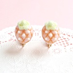 いちごメロンパンピアス/イヤリング
