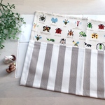 🐞昆虫ドット絵  ランチマット  給食マット ランチョンマット