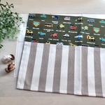 🚒乗り物柄ドット絵  ランチマット  給食マット ランチョンマット