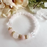 snow moonブレスレット♡pink（一点物）