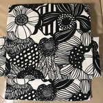 北欧風の大きな花々柄の作り帯