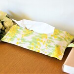 ボックスティッシュケース＊花畑＊