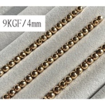 【9KGF/金アレ対応】4mm ゴールドビーズ スペーサー