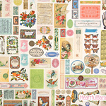 USAコットン(110×50) moda JUNK JOURNAL ヴィンテージコラージュ 生地 布