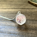 宙ペンダント「桜色」