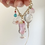 桜のクリームソーダのバックチャーム