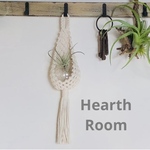 SHIZUKU Drop プラントハンガー　マクラメ　ホワイト