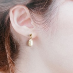 再販…天然淡水パールピアス／イヤリング／フォーマル 上品なカラー 卒業式 入学式 新学期 結婚式 など