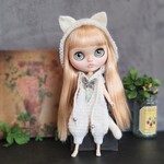 ネオブライスアウトフィット◆猫耳フードのオールインワン
