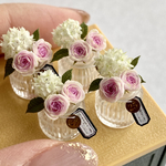 ミニチュアフラワー＊バラと紫陽花アレンジ