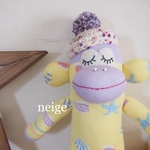 yudutaimama様ご注文分neigeソックモンキー  ねむりんちょかいがらがらちゃん　ベビーイエロー