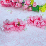 雛祭りワンコ用バレッタ♡桃の花✧*｡NO.1