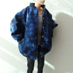 オーバーサイズブルゾン【ブルー】