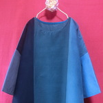 ◆sale◆シャツコール切り替えゆったりワンピース 