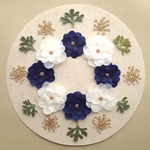 押し花セットI＜組み立てのお花2種＆レースフラワー他＞