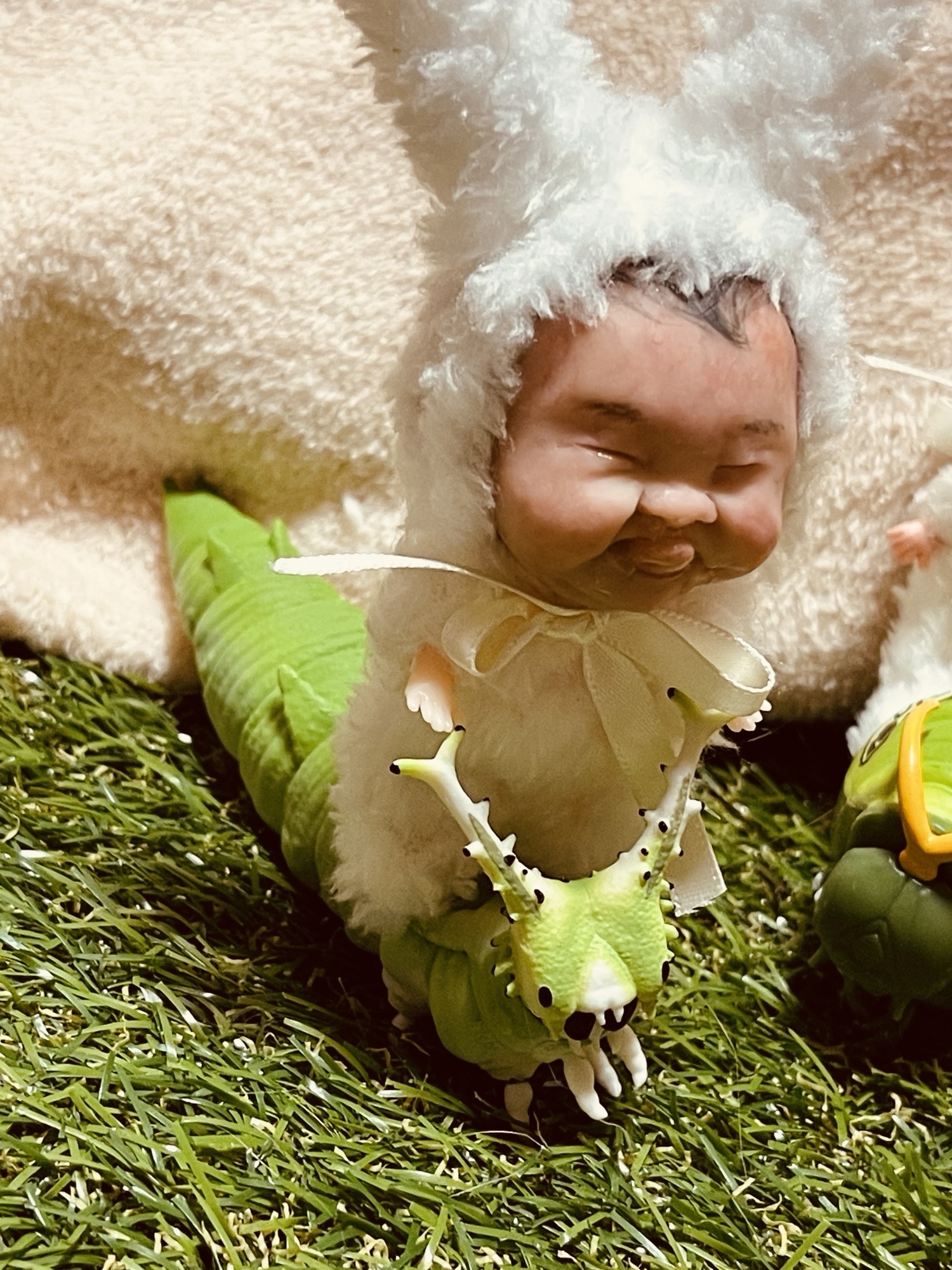 ヒトガタリ屋 昭和通り/泣きややこ/創作人形/樹脂粘土ベビー/OOAK/市松人形 ヒトガタリ屋 昭和通り/泣きややこ/創作人形/樹脂粘土ベビー