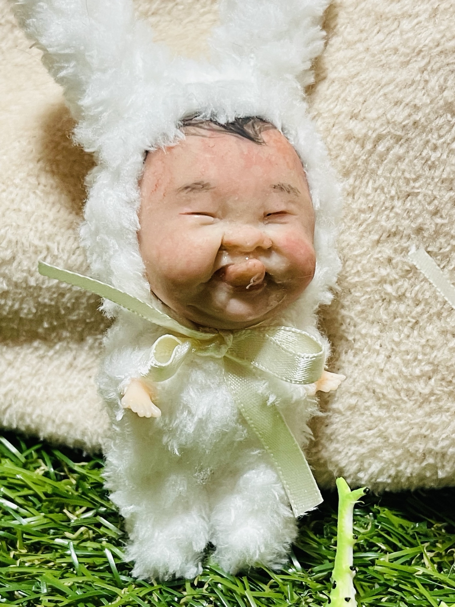 ヒトガタリ屋 昭和通り】妖怪シリーズ＊子泣き爺＊樹脂粘土