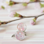 【春限定】桜空：ピアス/イヤリング【受注製作】