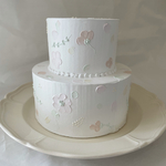 original Clay cake  flower    クレイケーキ　センイルケーキ