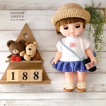 ＊188ソランちゃん・メルちゃん服＊ワンピース&バック2点セット