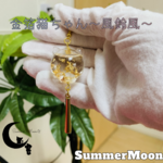 レジンピアス　金箔猫ちゃん～風鈴風～　No,61　【大ぶり】2月8日20時販売開始