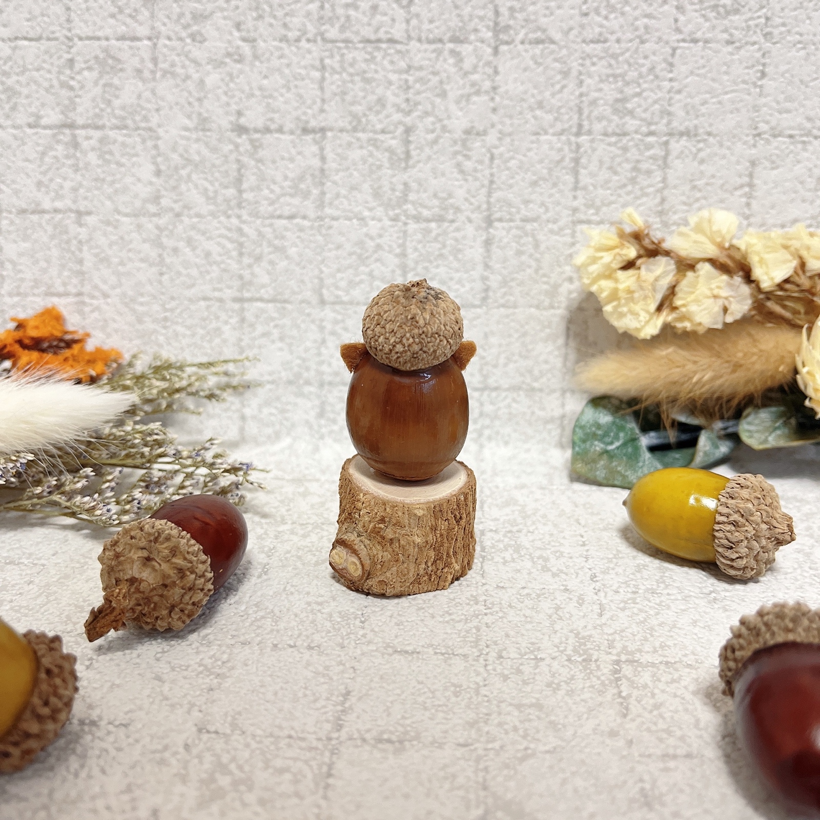 どんぐりアート ずんぐり猫 - どんぐり | minne byGMOペパボ 国内最大