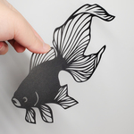 切り絵アート「金魚」