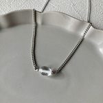 crystal | ステンレス チェーン クリスタル 水晶 ネックレス
